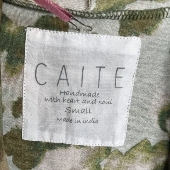 NWT Caite Delilah Duster Jacket Jungle Tie Dye Festival Boho Size S Embroidered - Picture 7 of 8